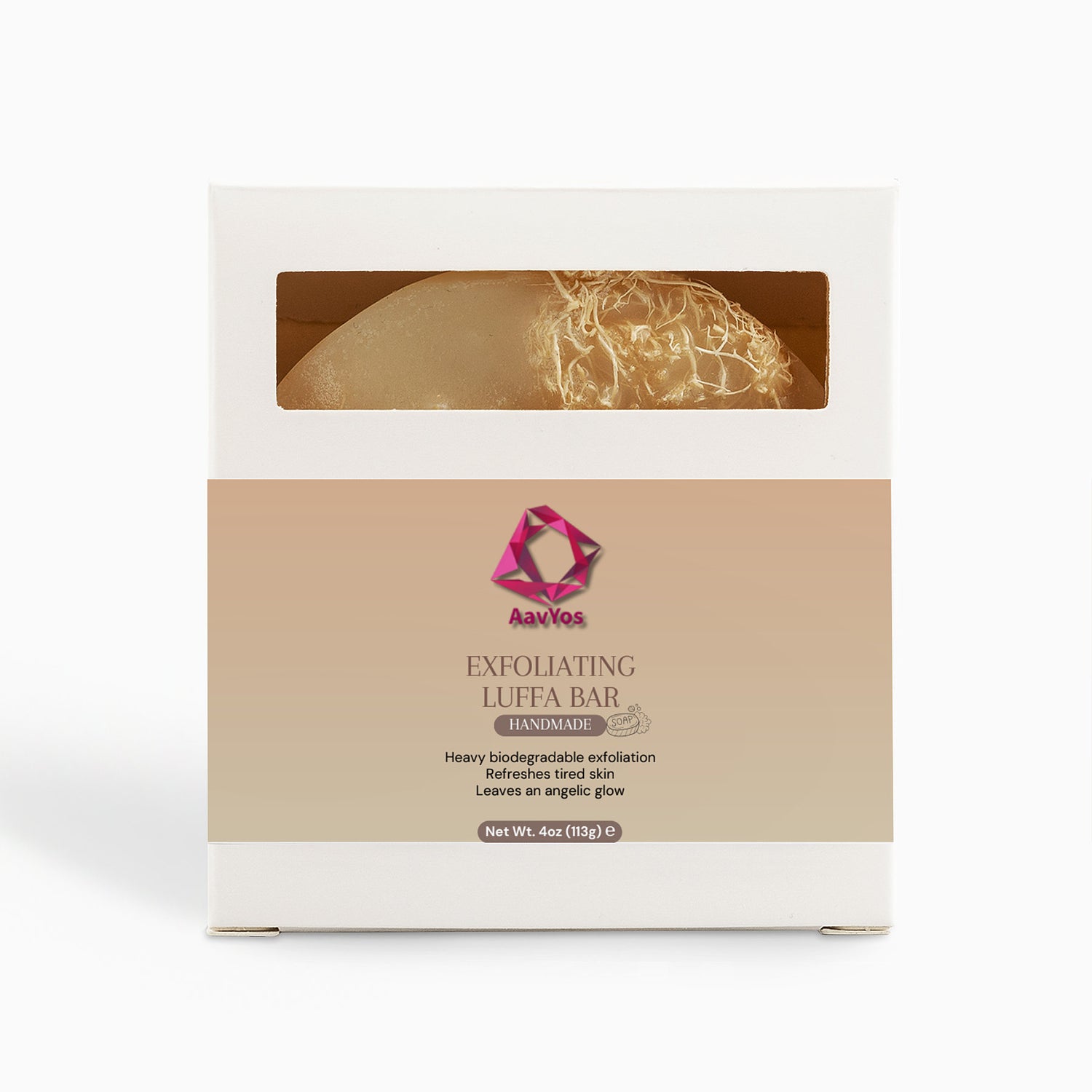 AavYos Exfoliating Luffa Bar