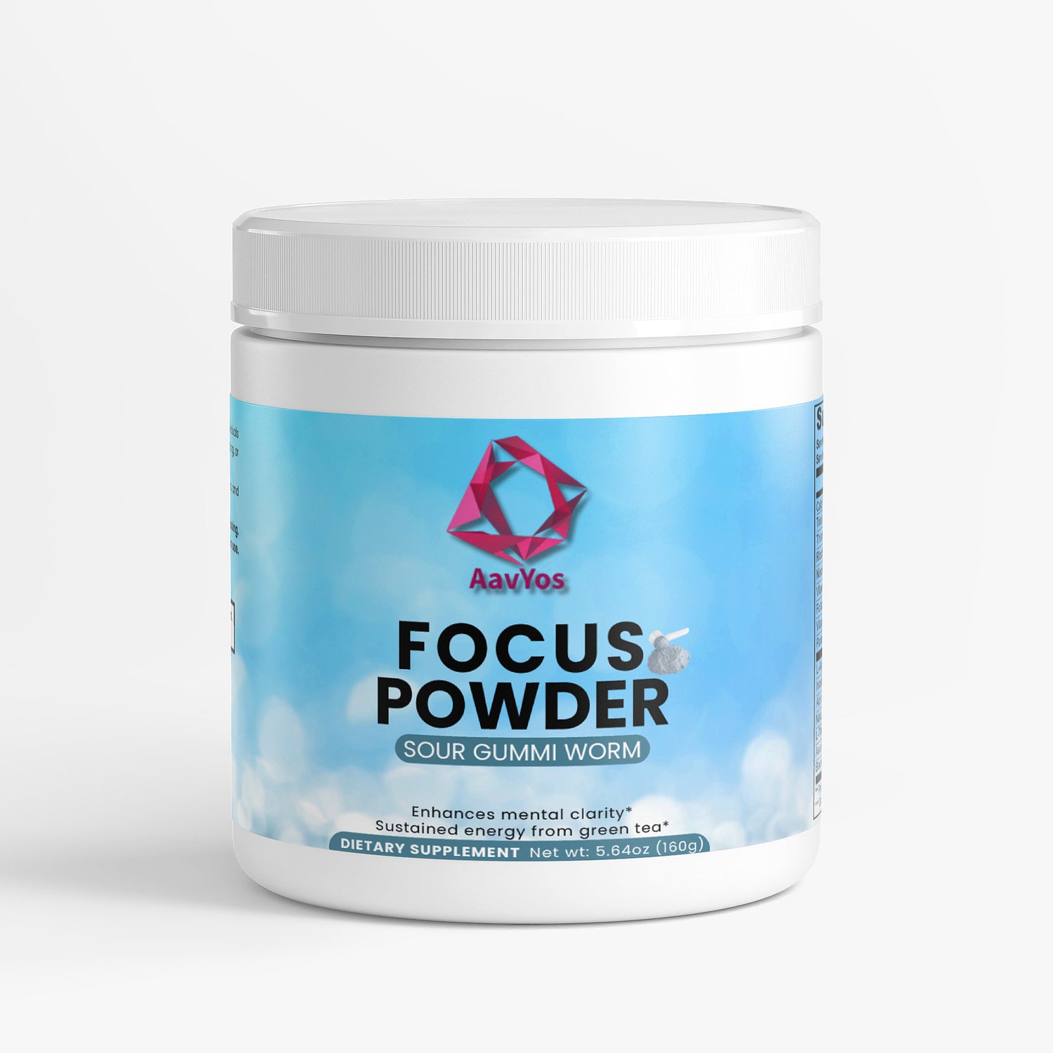 AavYos Focus Powder (Sour Gummi Worm)