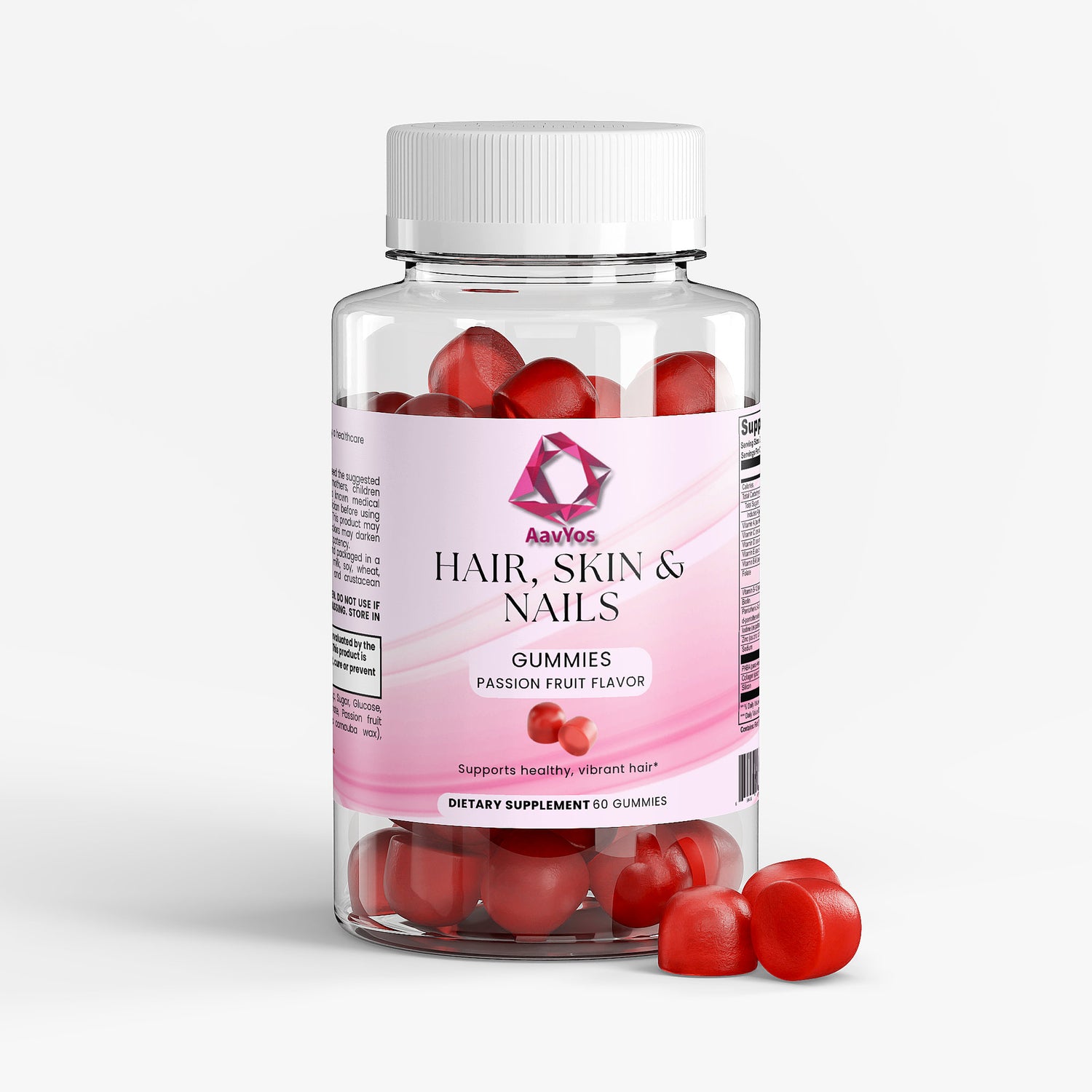 AavYos Hair, Skin & Nails Vitamins Gummies