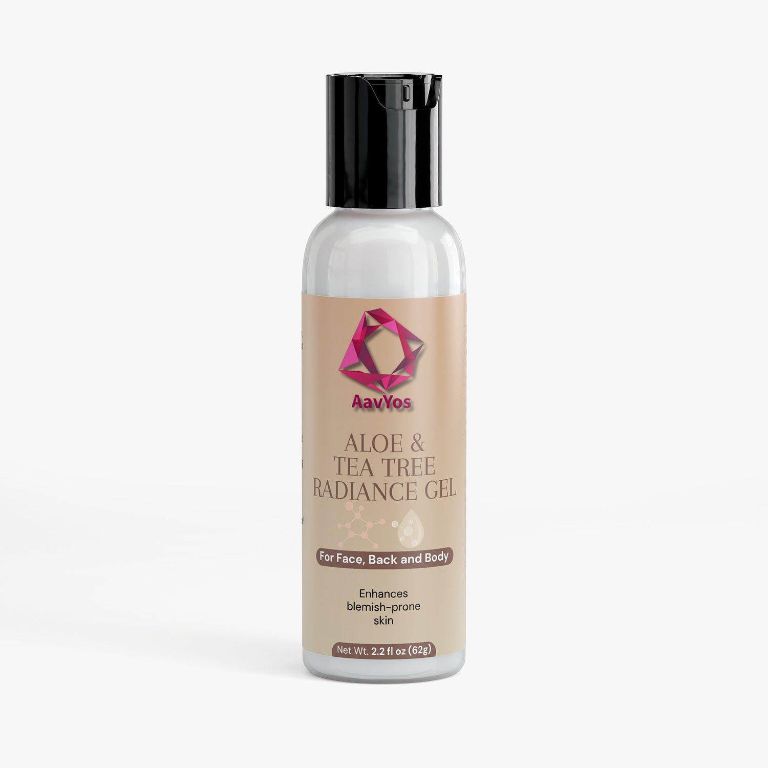 AavYos Aloe & Tea Tree Radiance Gel For Face and Body