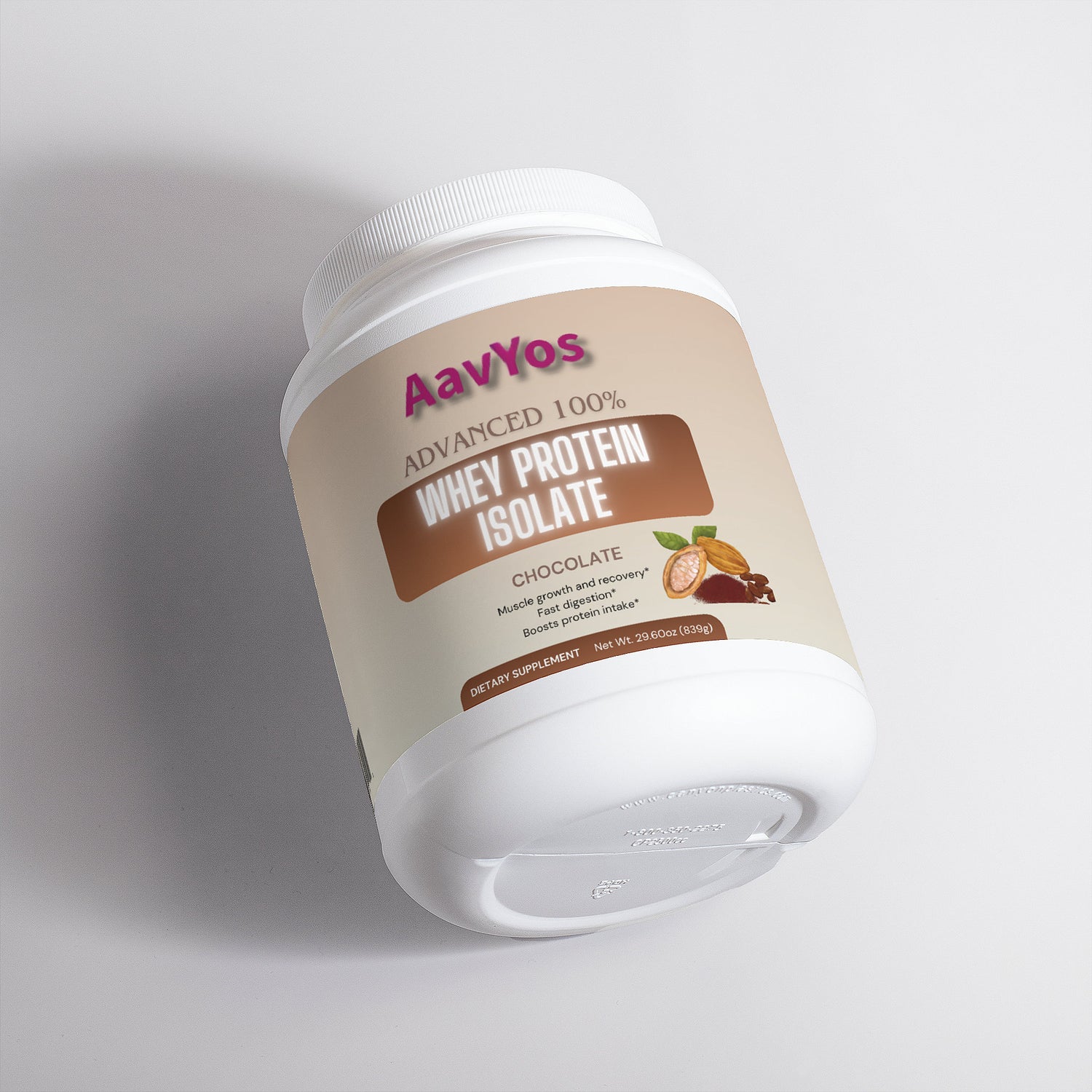 AavYos Advanced 100% Whey Protein Isolate (Chocolate)