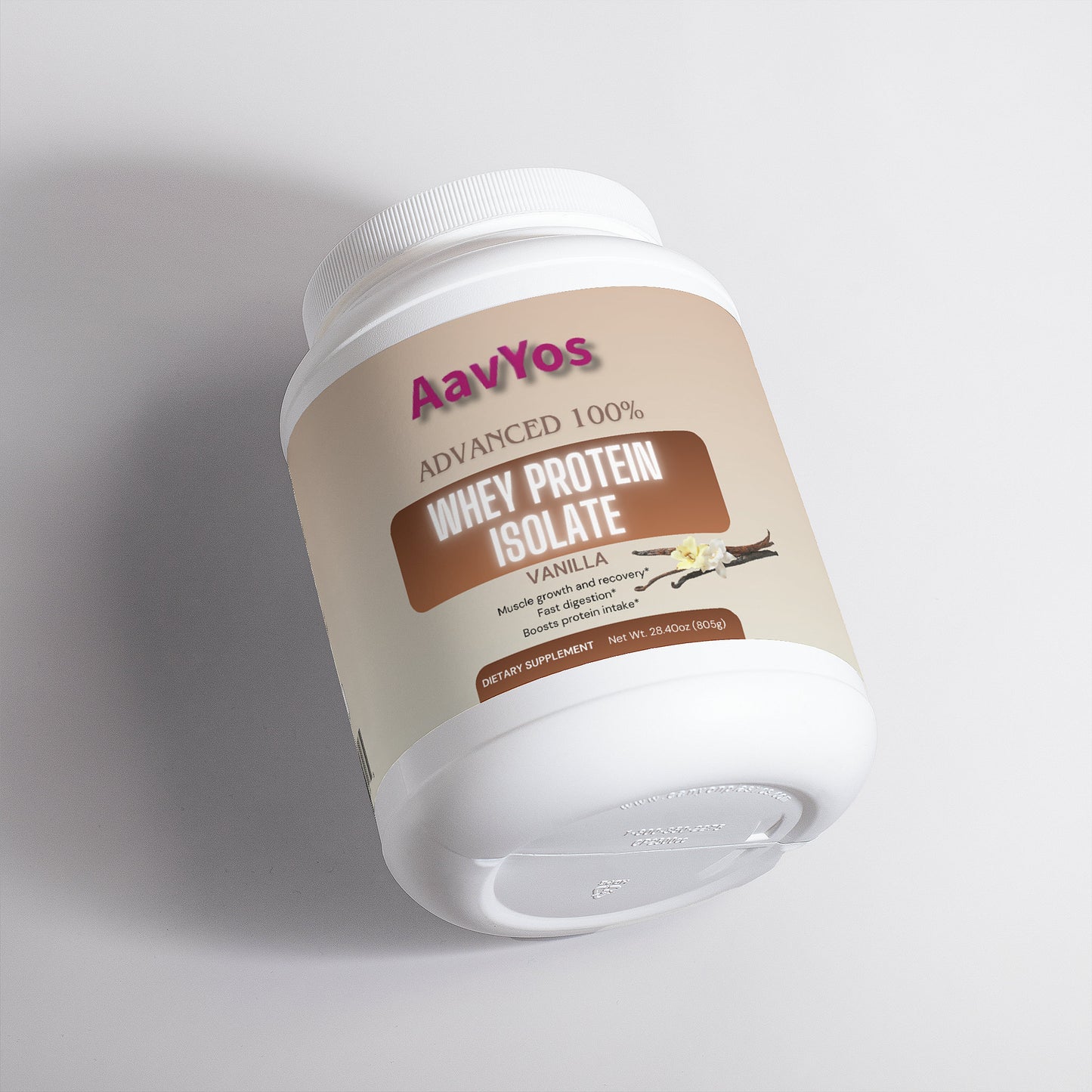 AavYos Advanced 100% Whey Protein Isolate (Vanilla)