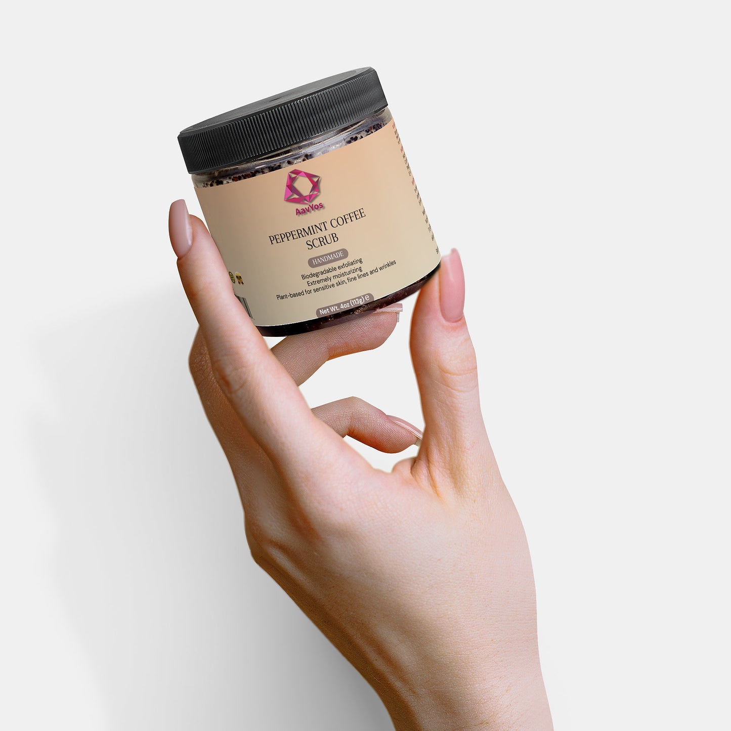 AavYos Peppermint Coffee Scrub For Brighter Skin