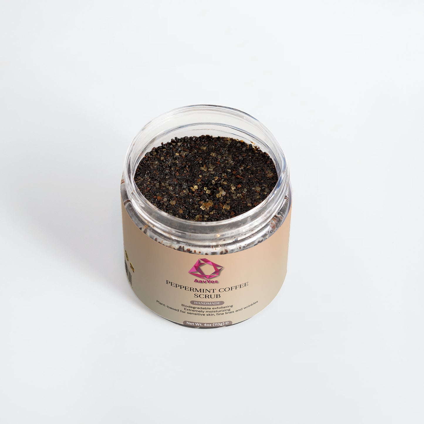 AavYos Peppermint Coffee Scrub For Brighter Skin