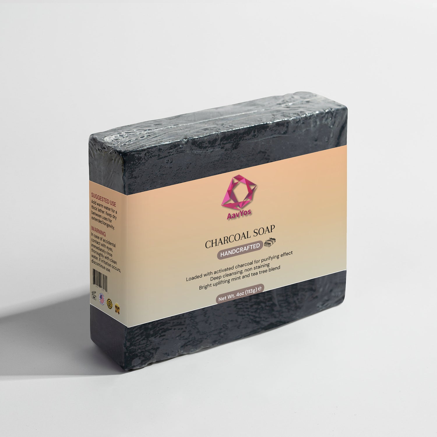 AavYos Charcoal Soap For Face and Body