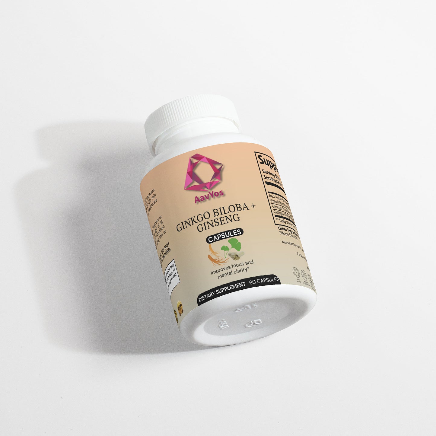 AavYos Ginkgo Biloba + Ginseng