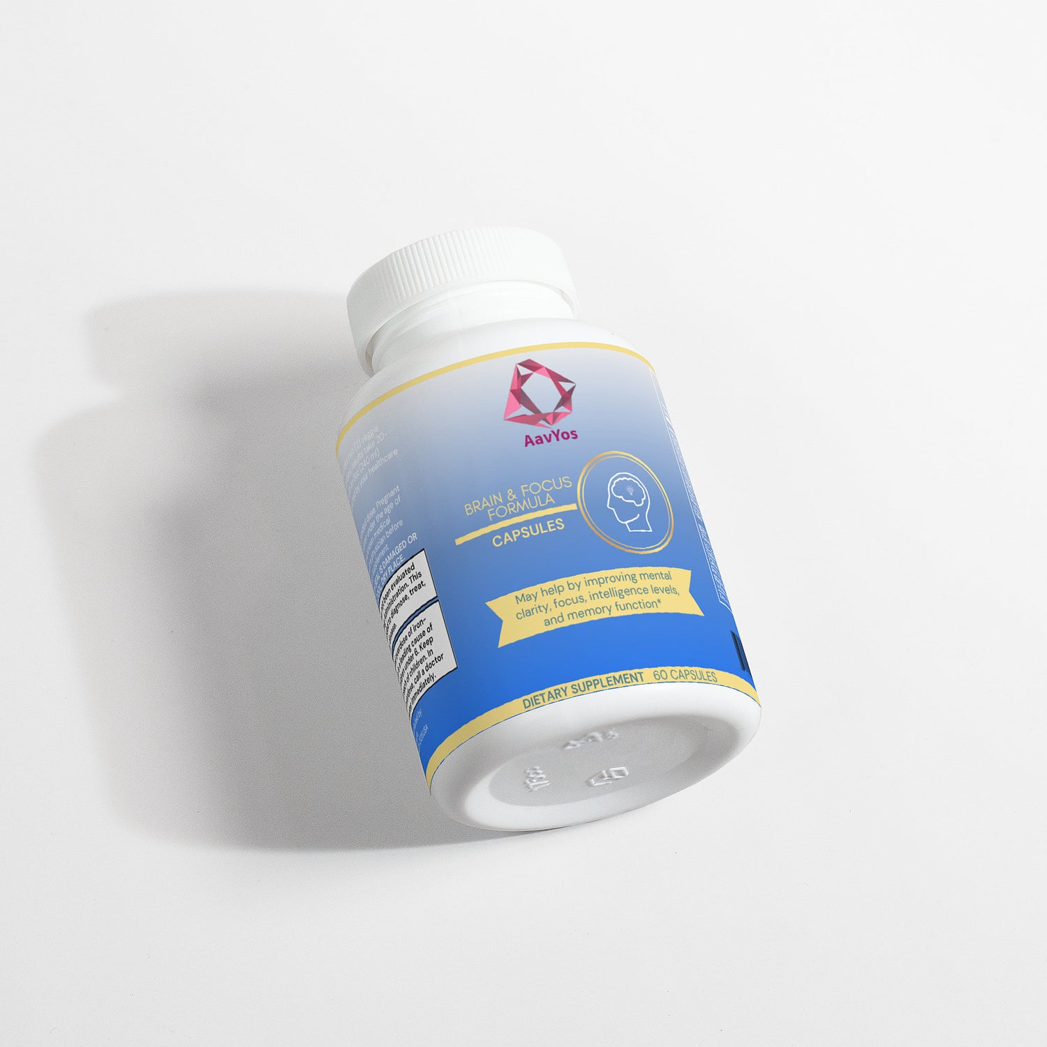 AavYos Natural Brain & Focus Formula