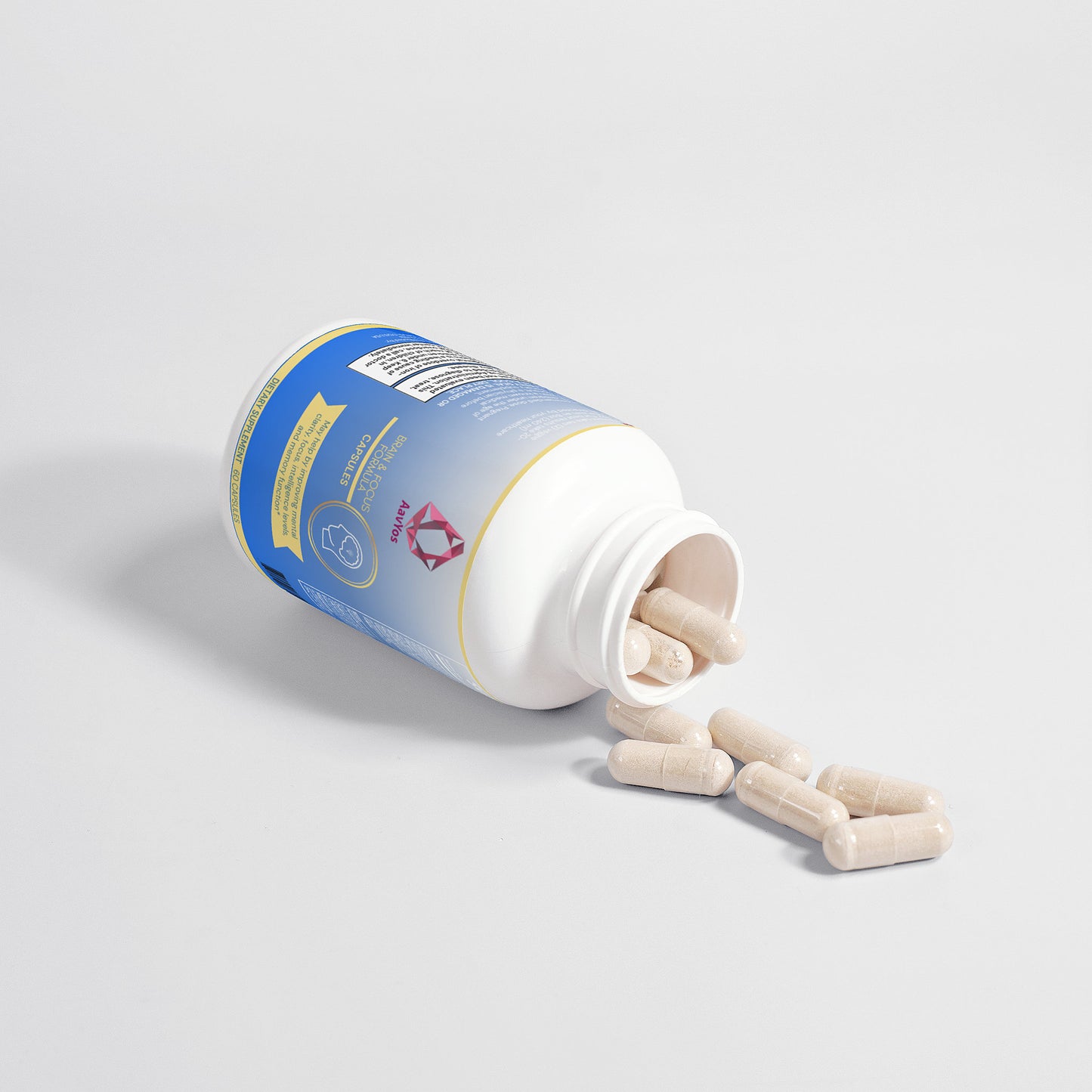 AavYos Natural Brain & Focus Formula