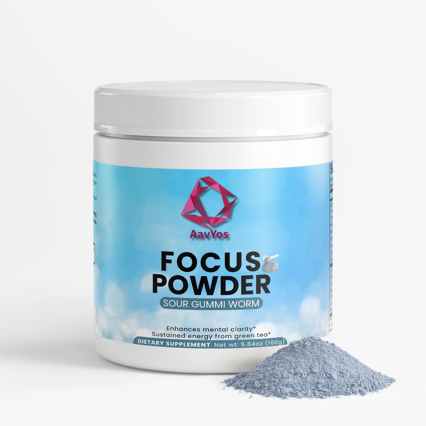 AavYos Focus Powder (Sour Gummi Worm)
