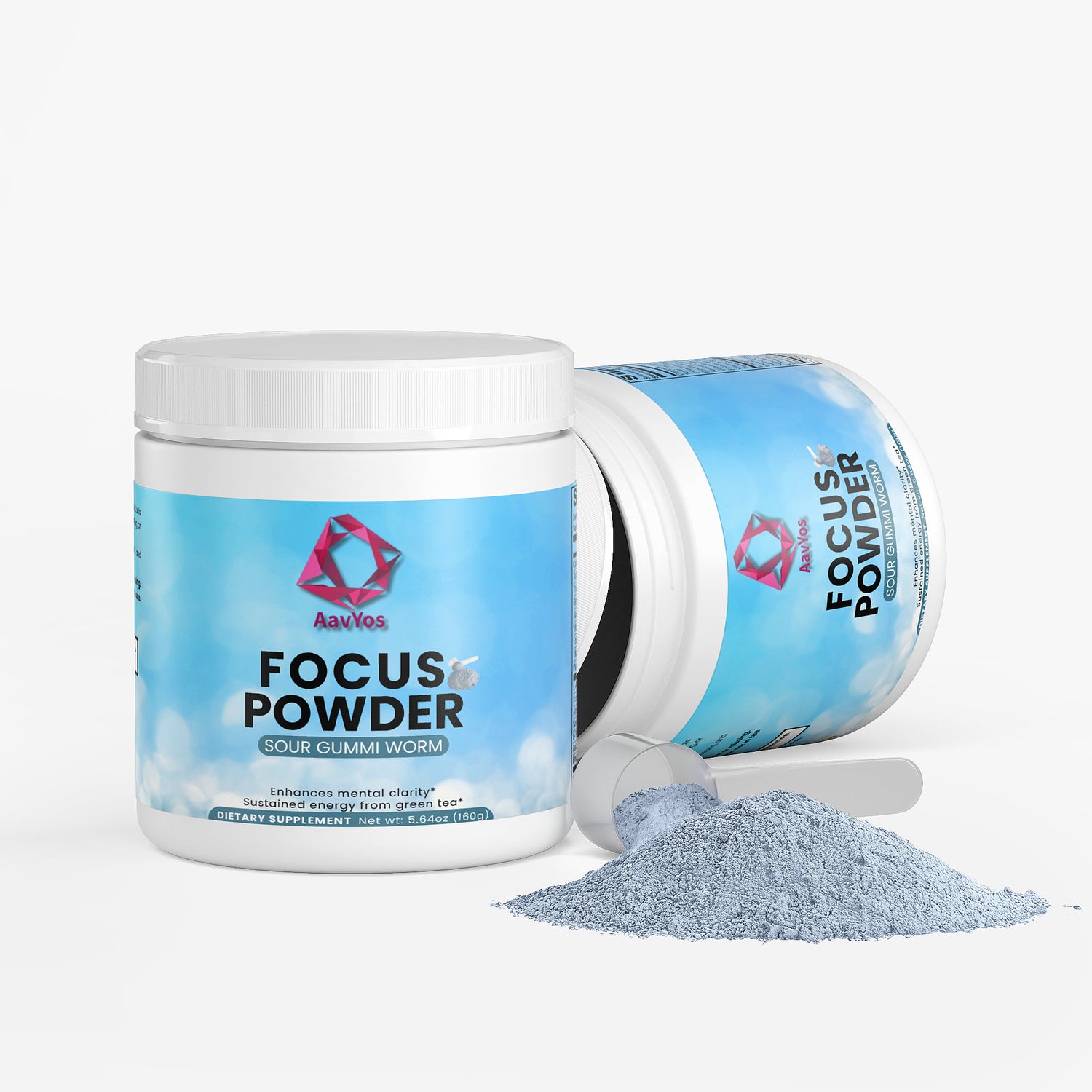 AavYos Focus Powder (Sour Gummi Worm)