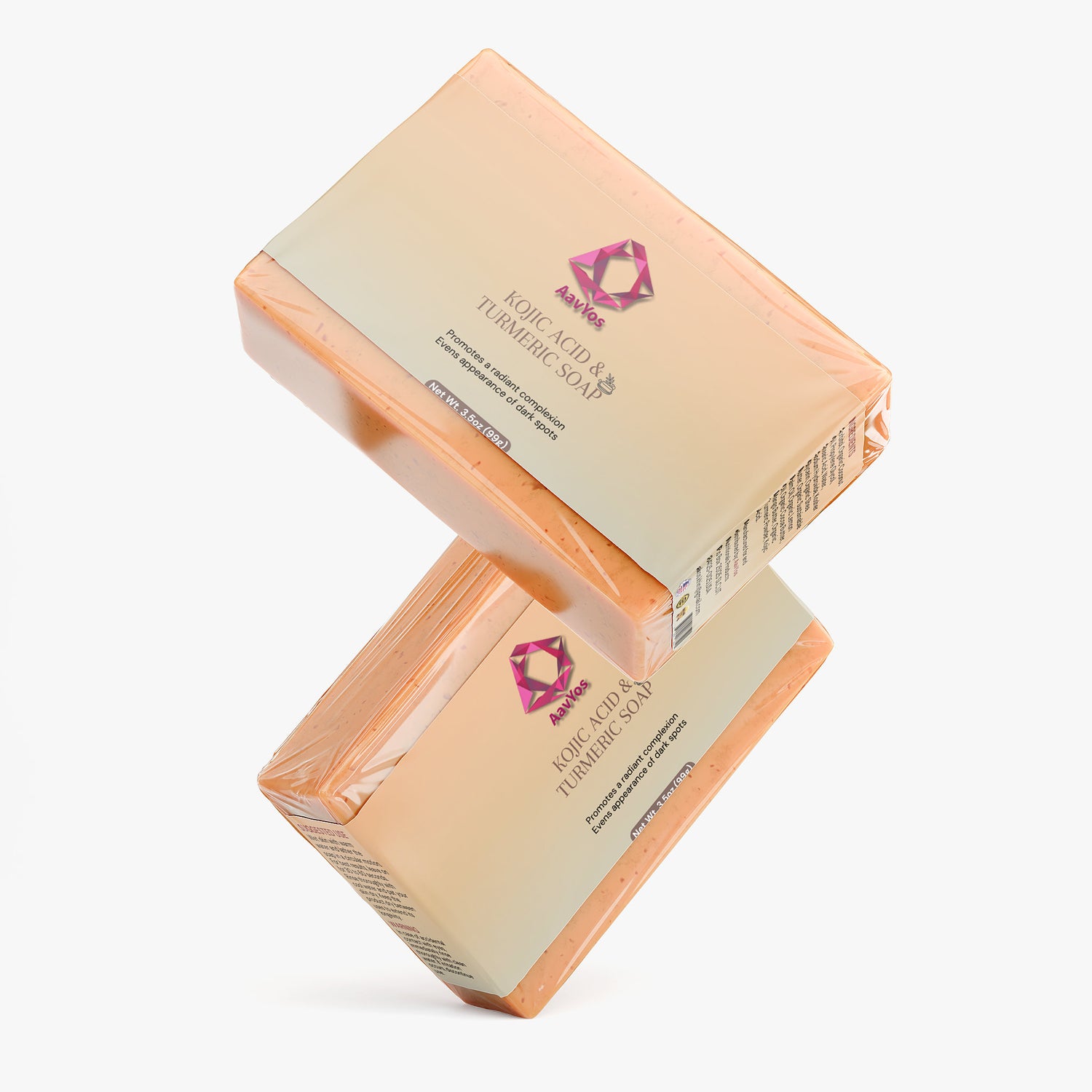 AavYos Kojic Acid & Turmeric Soap