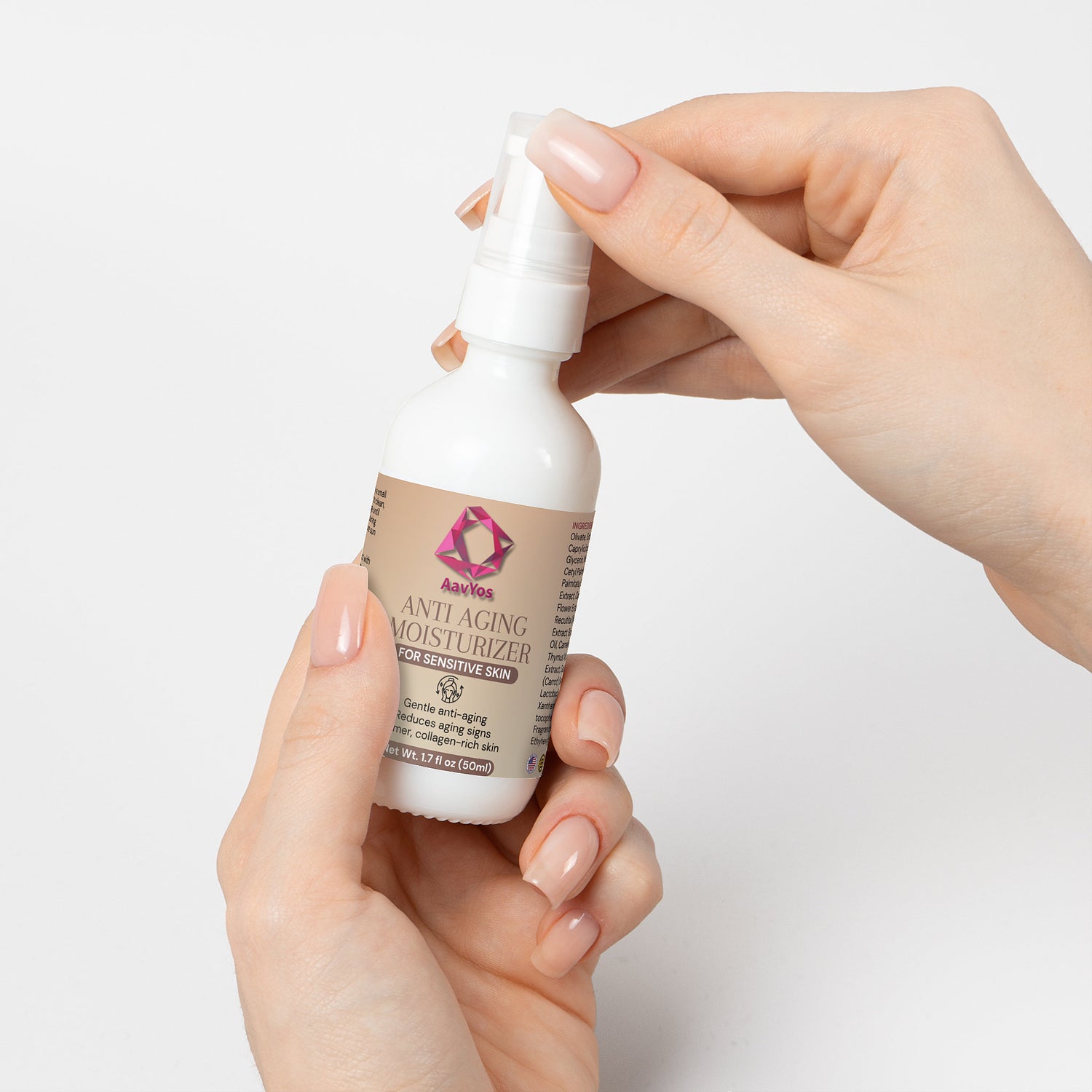 AavYos Anti Aging Moisturizer for Sensitive Skin