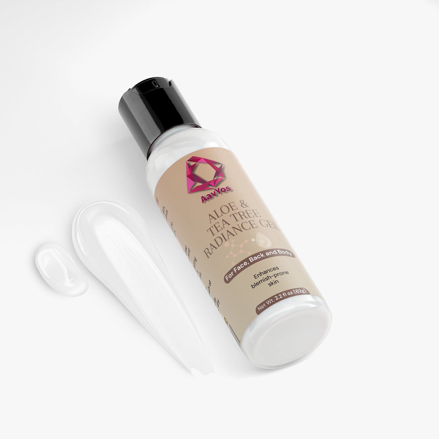 AavYos Aloe & Tea Tree Radiance Gel For Face and Body