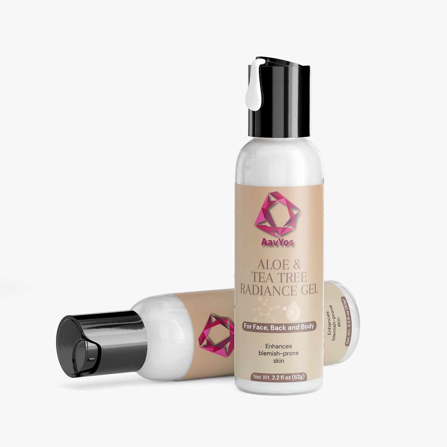 AavYos Aloe & Tea Tree Radiance Gel For Face and Body