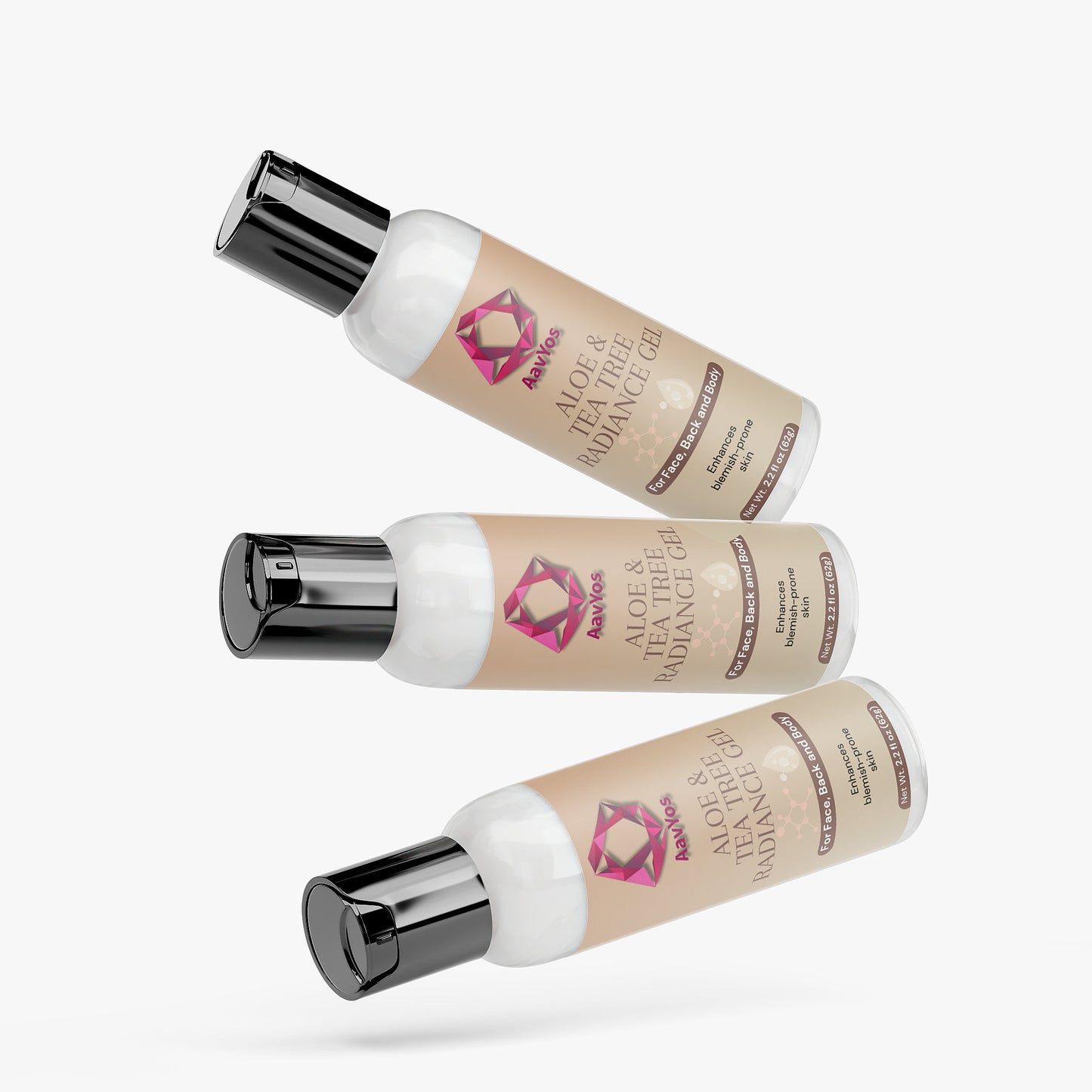 AavYos Aloe & Tea Tree Radiance Gel For Face and Body