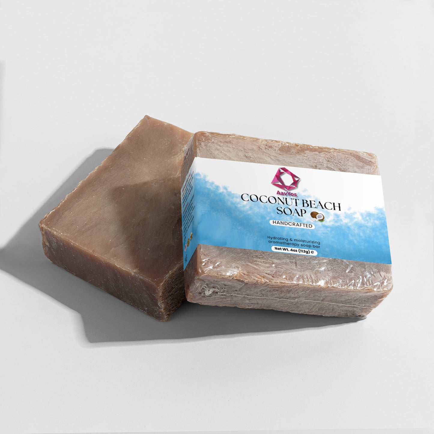 AavYos Coconut Skin Moisturizer Beach Soap