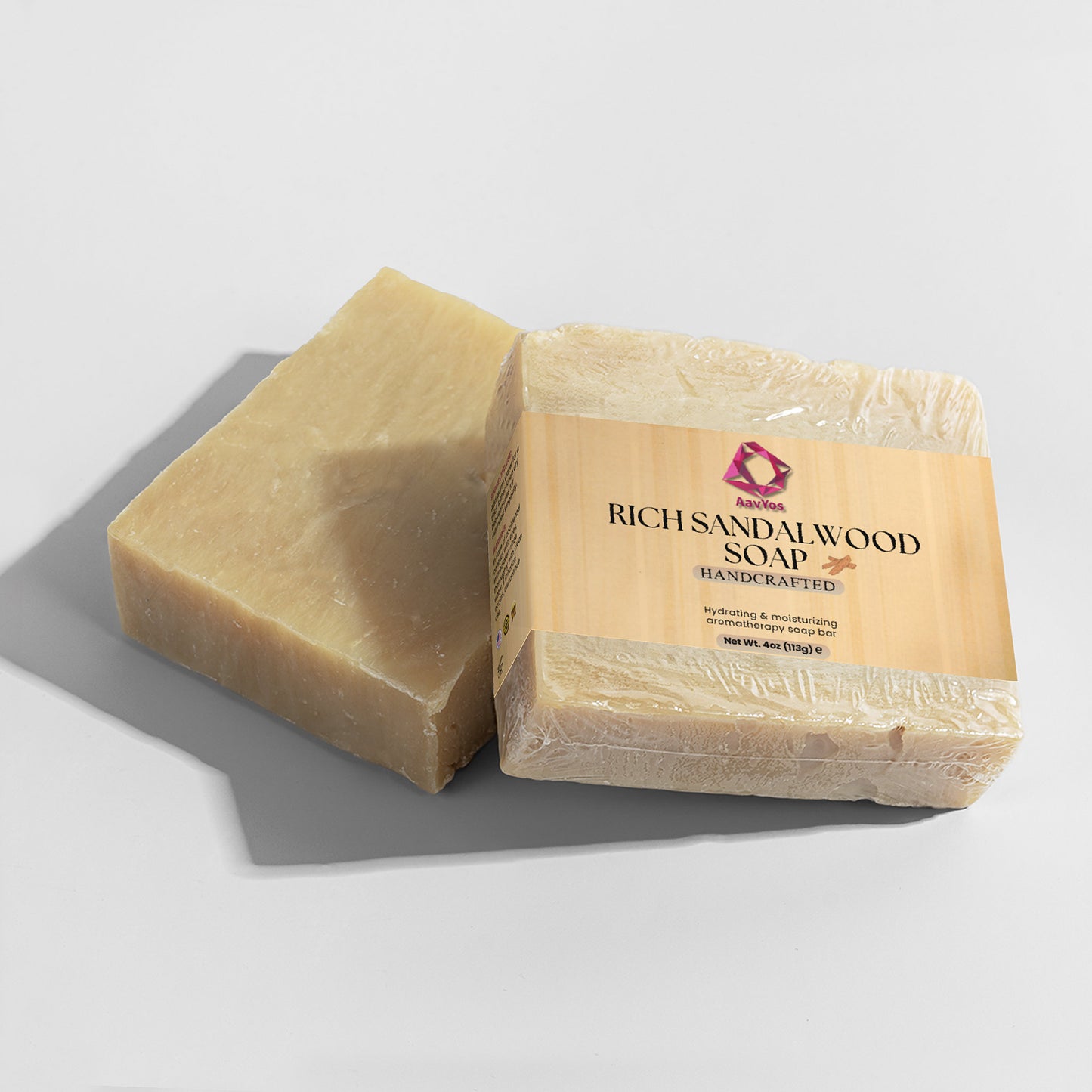 AavYos Luxurious Rich Sandalwood Soap