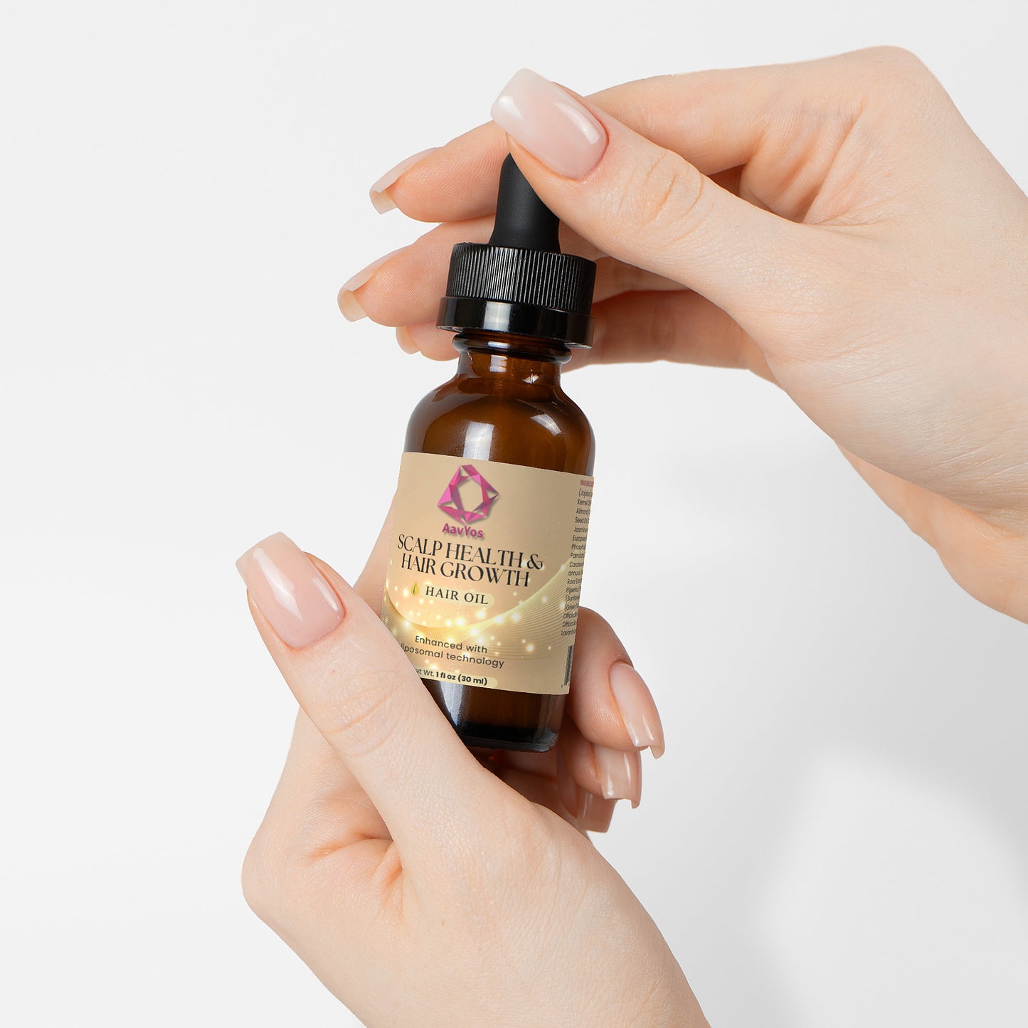 AavYos Hair Oil for Scalp Health and Hair Growth