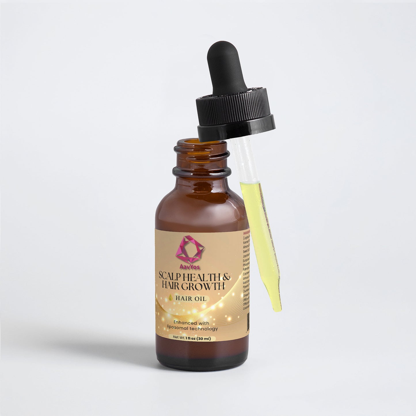 AavYos Hair Oil for Scalp Health and Hair Growth
