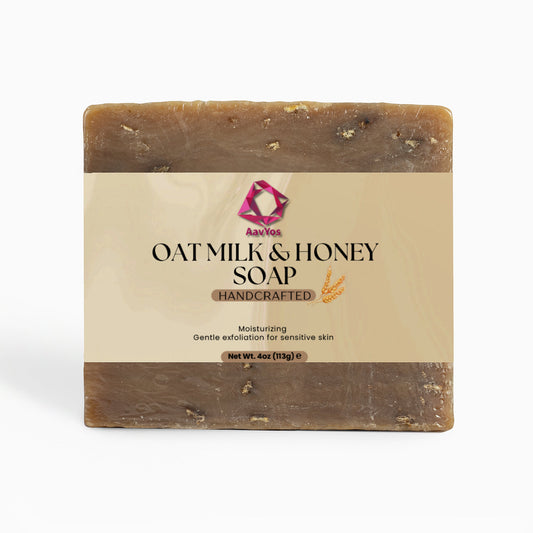 AavYos Oat Milk Honey Soap