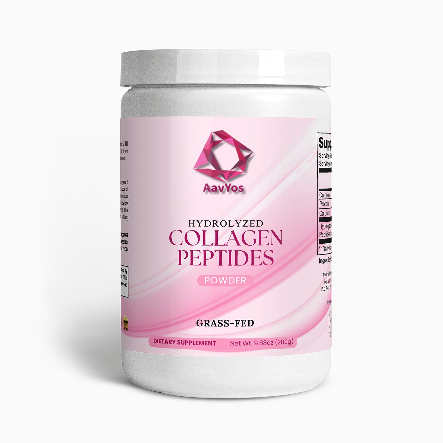 AavYos Grass-Fed Hydrolyzed Collagen Peptides