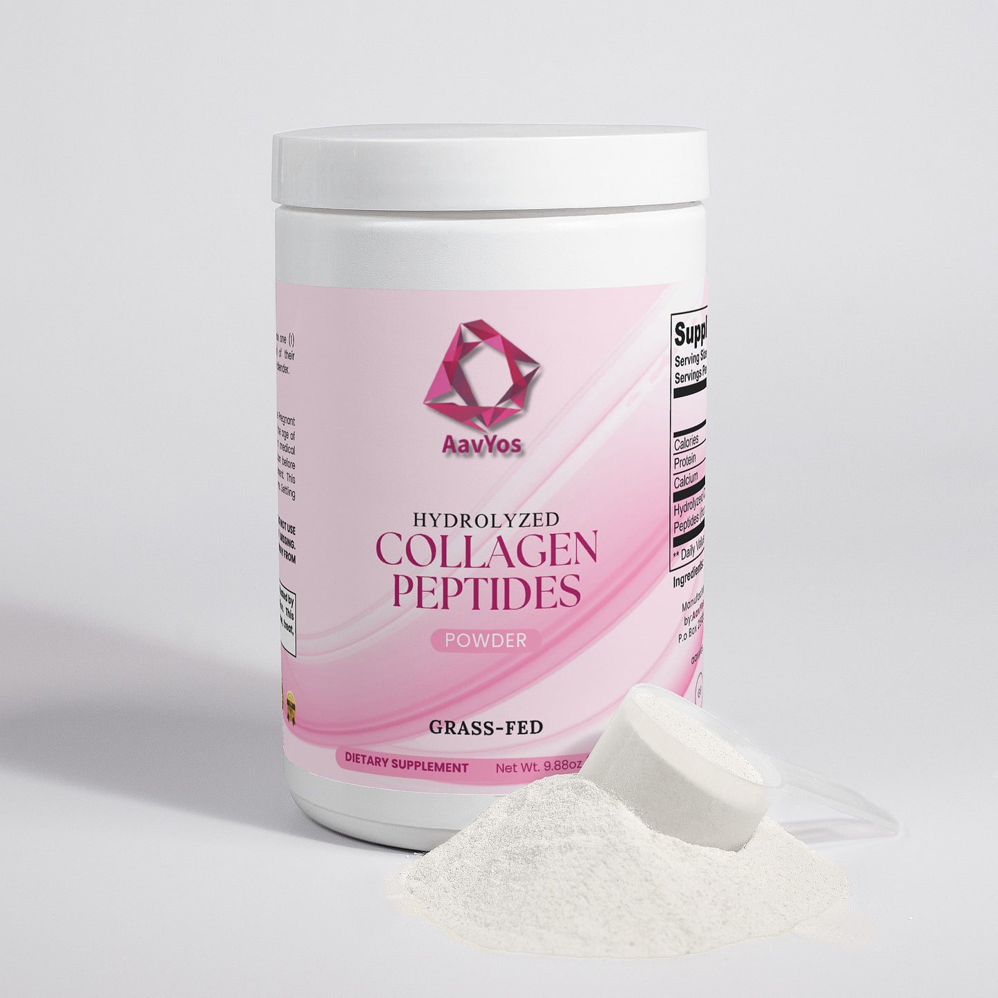 AavYos Grass-Fed Hydrolyzed Collagen Peptides