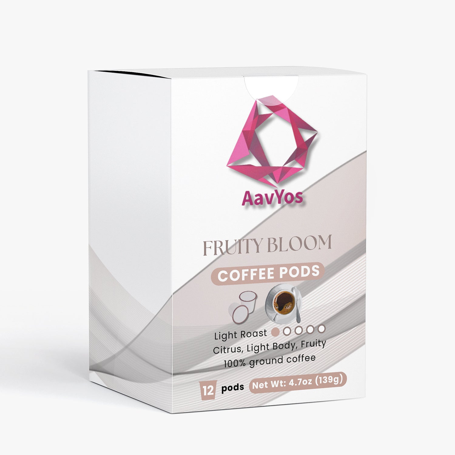 AavYos Fruity Bloom Coffee Pods (Light Roast)