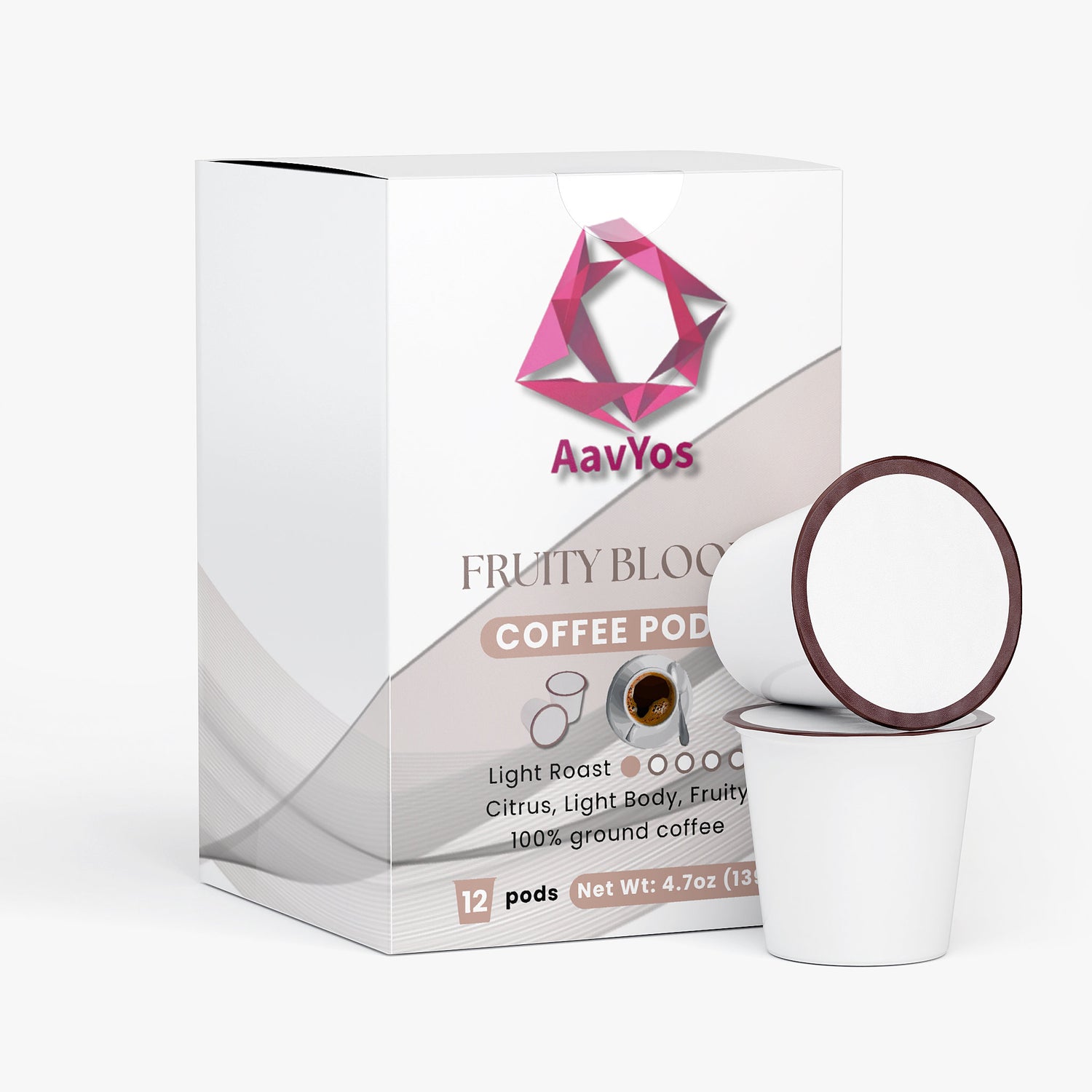 AavYos Fruity Bloom Coffee Pods (Light Roast)