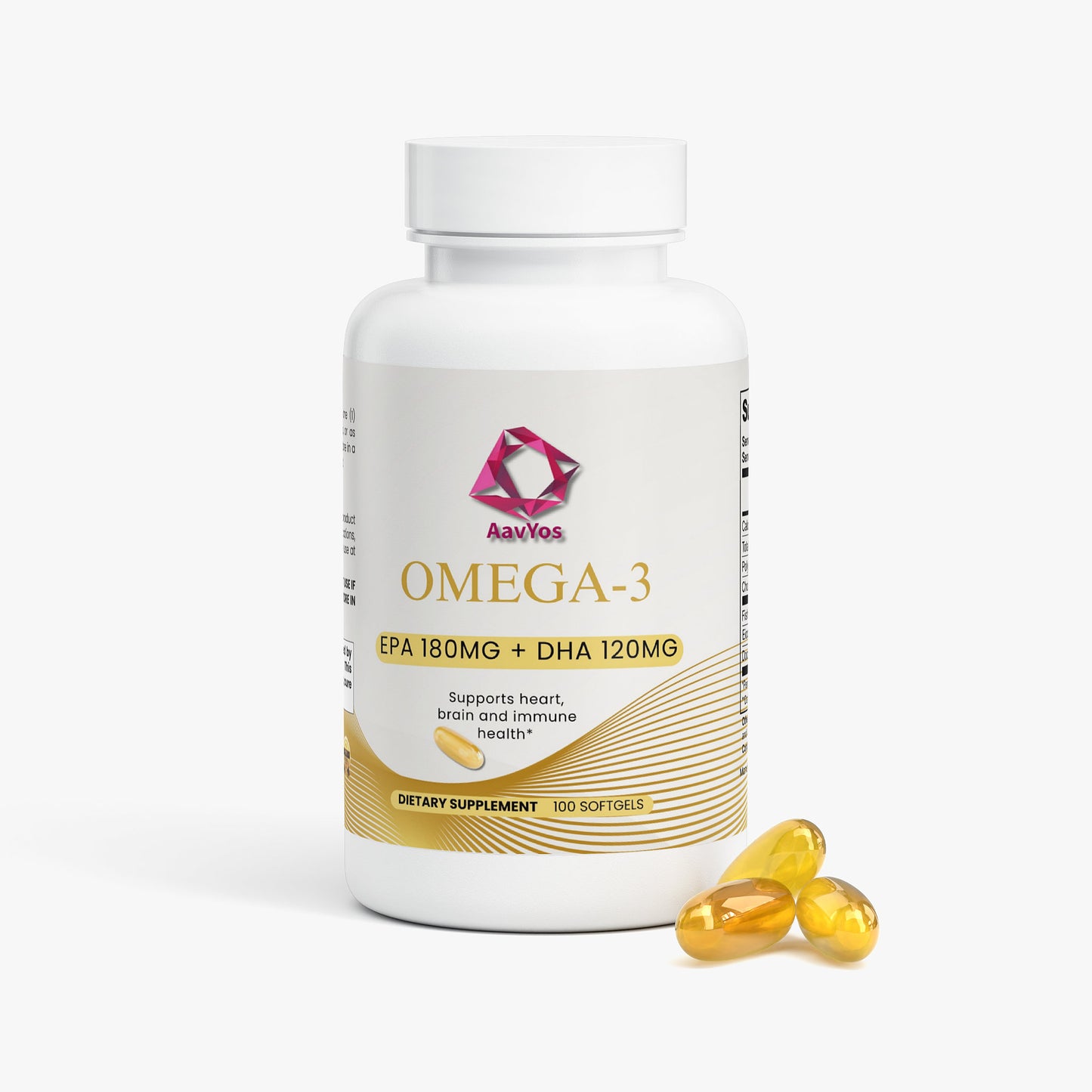 Omega-3 EPA 180mg + DHA 120mg