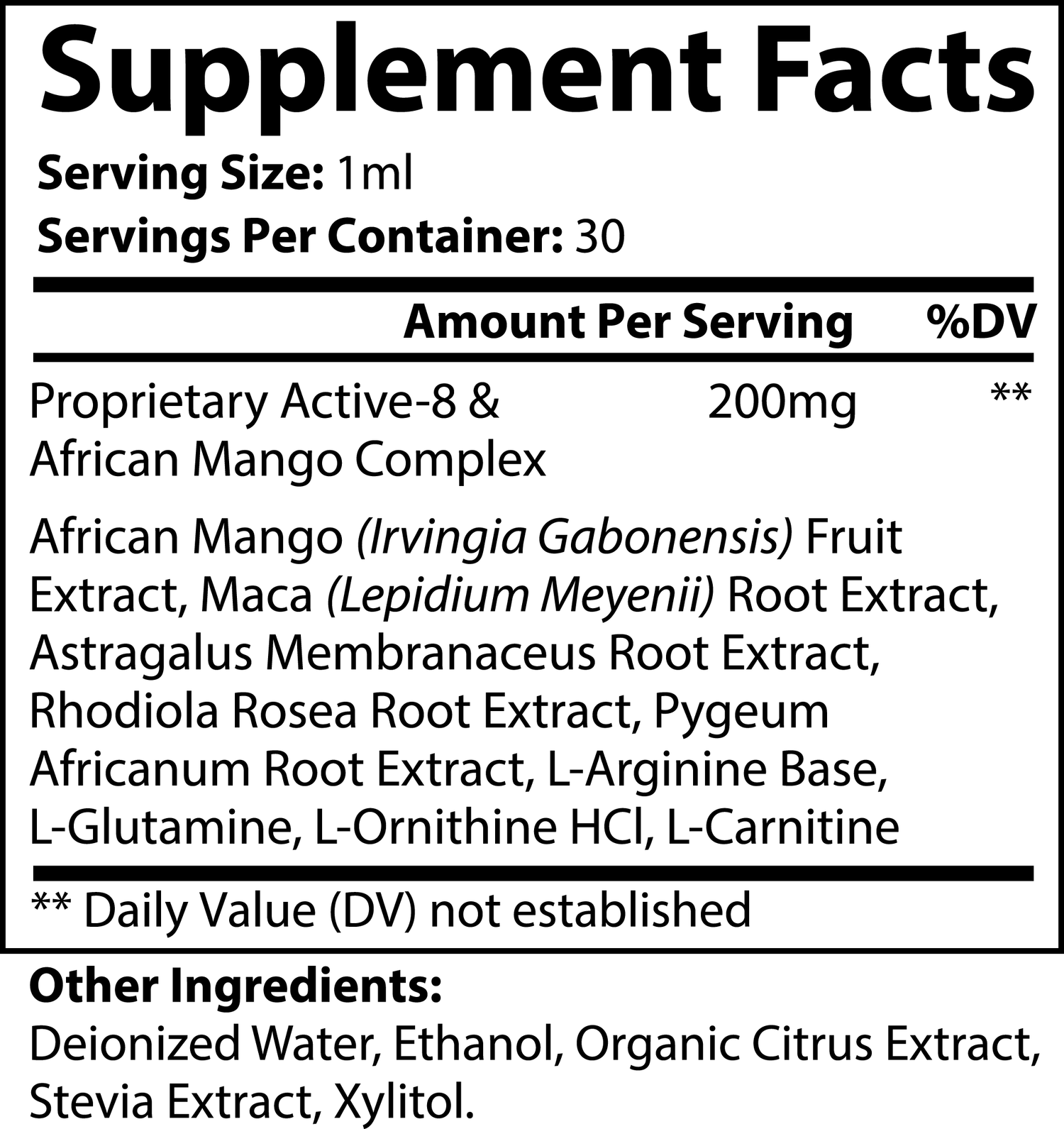 AavYos Diet Drops Ultra 1 oz