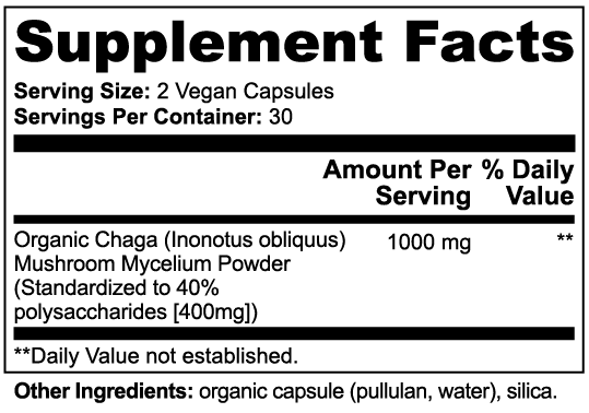 AavYos Chaga Mushroom