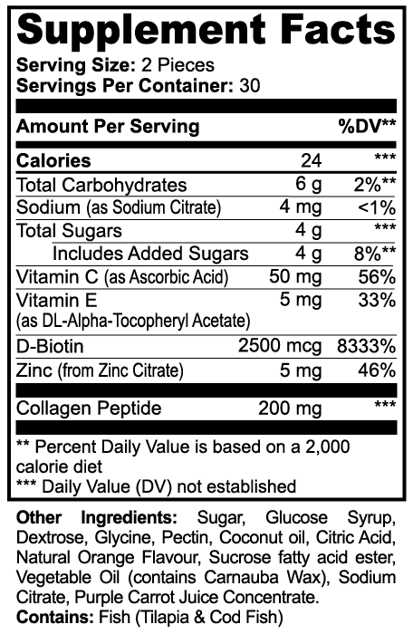 AavYos Collagen Adult Gummies