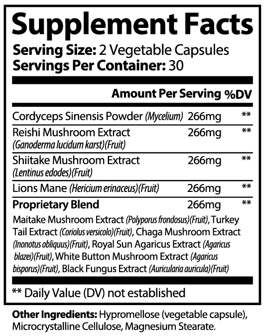 AavYos Mushroom Complex 10 X